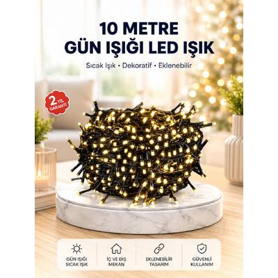 10 Metre Led Işıklı Dekoratif Parti Ve Kutlama Aydınlatması