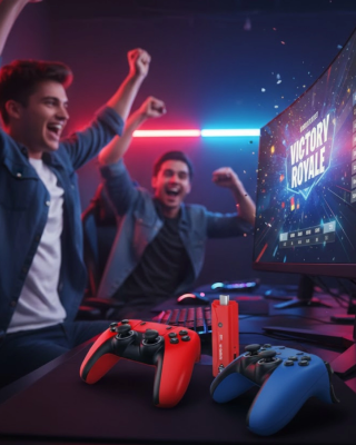 10k Hd Android Oyun Konsolu 64gb Çift Kumandalı Tv Stick