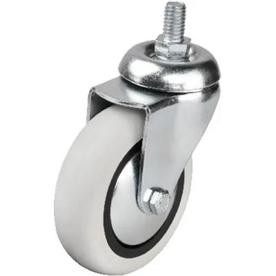 352 - 75x25 Mm Pvc Makaralı Vidalı Teker 4 Adet