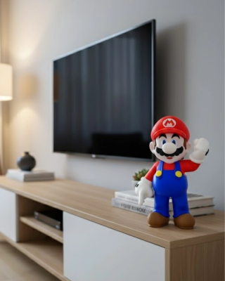 3d Süper Mario Dekoratif Biblo Koleksiyonluk Oyun Karakteri Figürü