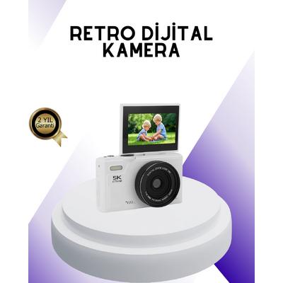 5k Uhd Dijital Kamera Wifi Bağlantılı Otofokus 18x Zoom Taşınabilir