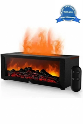 A4 Şömine Esintili Aromaterapi Difüzörü Ultrasonik Hava Nemlendici