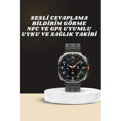 Akıllı Saat Amoled Ekran Bluetooth Bağlantılı Sağlık Takibi Gps Uyumlu