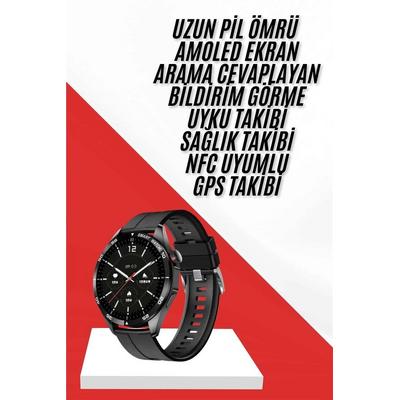 Akıllı Saat Ios Ve Android Tüm Telefonlara Uyumlu Çok Fonksiyonlu Amoled Ekran