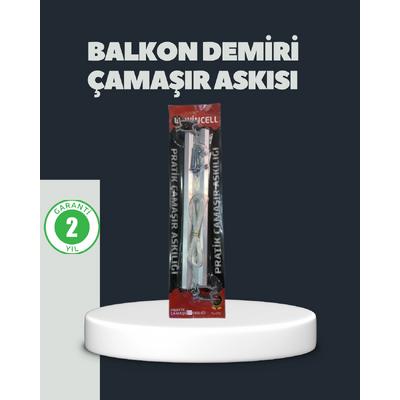 Balkon Demiri Çamaşır Askısı Kare Demirlere Uygun Dayanıklı Tasarım