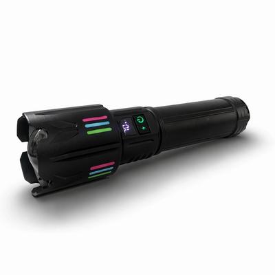 Bedotech Bd-5501 50w Tg Led Alüminyum Alaşımlı Zoomlu Dijital Göstergeli Type-c Şarjlı El Feneri