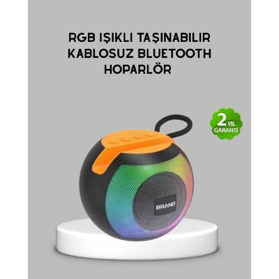Bluetooth 5.0 Hoparlör – Rgb Işıklı, Güçlü Bas Ve 360° Surround Ses