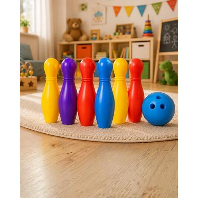 Çocuklar İçin Bowling Oyuncak Seti Eğlenceli Spor Ve Aktivite Oyunu
