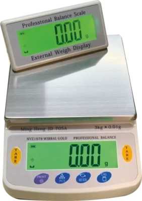 Diamond Dijital Göstergeli Çift Ekran Hassas Terazi Nvz-1978 (3 Kg-0.01)