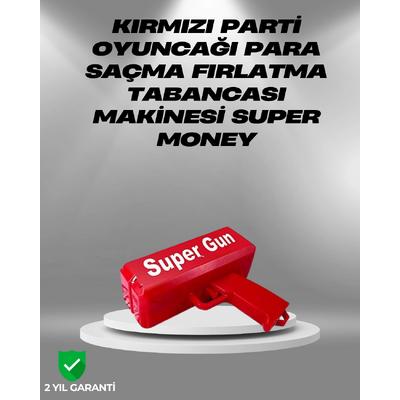 Dolar Boyutunda Kâğıt Atışı Yapan Pil İle Çalışan Oyuncak Tabanca