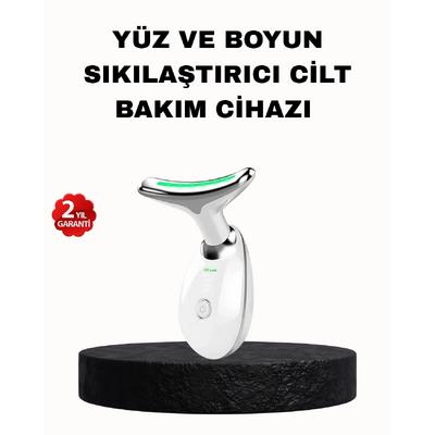 Ems Mikro Akım Yüz Ve Boyun Sıkılaştırıcı Cihaz 7000 Vpm Titreşim Isı Terapili