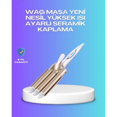 Hızlı Isınan Şarjlı Saç Kıvırıcı Maşa
