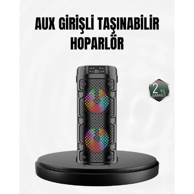 Kablosuz Stereo Hoparlör Usb + Sd Kart + Aux Destekli Bluetooth 5.0