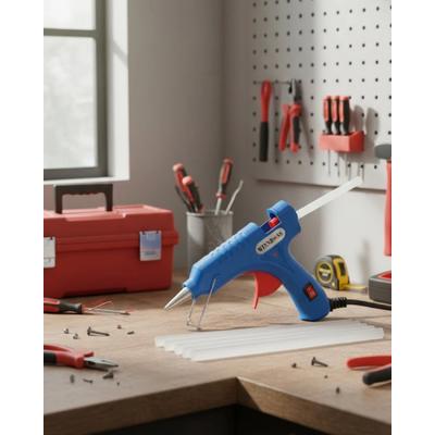 Kompakt Ve Hafif 20w Silikon Tabancası 7.5 Mm Silikon Uyumlu 5 Adet Hediye Silikon