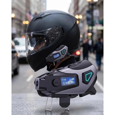 Motosiklet Kask Bluetooth Kulaklık Uzun Pil Ömrü Kamera Ve Sesli Komut Destekli