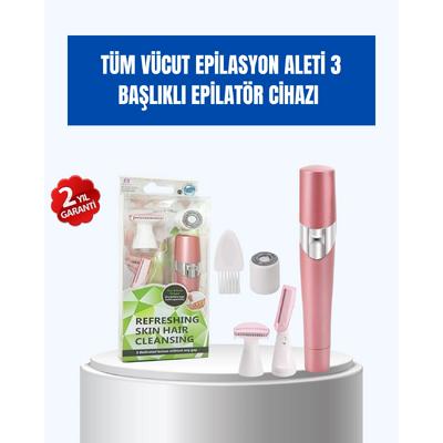 Pürüzsüz Cilt İçin Çok Fonksiyonlu Epilasyon Aleti
