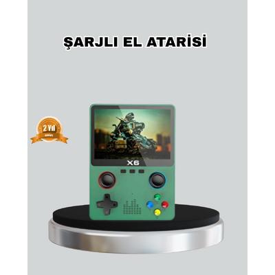 Retro Taşınabilir Konsol 3.5 Ips Ekran Ergonomik Çift Lr Kontrollü