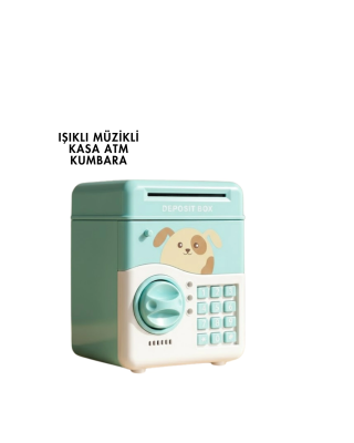 Sam51 Müzikli Işıklı Kumbara Su Yeşili