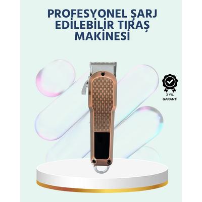 Şarjlı Saç Kesme Makinesi – Type-c Girişli, Lcd Ekranlı Ve Sessiz Motor