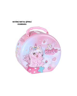Şifreli Kumbara Pembe