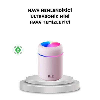 Usb Bağlantılı Led Işıklı Hava Nemlendirici – Sessiz Ve Kullanıcı Dostu Tasarım
