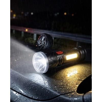 Uzun Menzilli Işıldak Şarjlı 9 Led 4 Kademeli Aydınlatma
