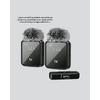 2’li Kablosuz Yaka Mikrofonu Type-c Ve Lightning Uyumlu Profesyonel Set