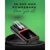 20000 Mah Taşınabilir Powerbank | Çok Kablolu, Hızlı Şarj Destekli (22.5w)