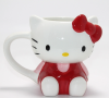 3d Hello Kitty Tasarımı Porselen Kupa Bardak