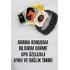 45 Mm Gri Kasa Ultra Akıllı Saat Sesli Görüşme, Sağlık Takibi, Suya Dayanıklı