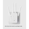 Antenli Wifi Repeater 300m2 Kapsama Alanı Wpa3 Güvenlikli