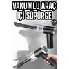 Araç İçi Süpürge Filtreli Şarjlı Süpürge Vakumlu Yıkanabilir
