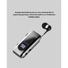 Bluetooth 5.2 Klipsli Kablosuz Kulaklık – Dijital Ekran & Titreşimli Uyarı