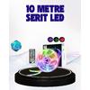 Bluetooth Kontrollü Smart Şerit Led 10m Sese Duyarlı Rgb Aydınlatma
