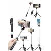 Cep Telefonu Tripod Standı Manyetik Selfie Sopa Bluetooth Uzaktan Kumandalı