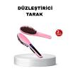 Dijital Ekranlı Seramik Saç Düzleştirici Tarak – 5 Kademeli Isı Ayarı, İyon Kontrollü