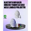 Dinozor Yumurtası Galaksi Projektör Gece Lambası 4'ü 1 Arada – Bluetooth Hoparlörlü