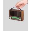 Güneş Enerjili Taşınabilir Hoparlör Ktf-1428 Bluetooth Radyo Usb Sd Kart Destekli