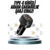 Hızlı Oto Şarj Cihazı 38w Çift Girişli Hızlı Şarj Oto Çakmaklık Type-c
