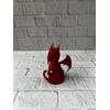 Kırmızı Ejderha Biblo 12 Cm Dekoratif Fantastik Obje Hediyelik Süs Eşyası