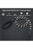 Köpekler İçin Gezdirme Tasması Reflektörlü 130 Cm Halat Orta Ve Büyük Boy Köpekler İçin Siyah