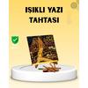 Led Işıklı Akrilik Yazı Tahtası Renkli Kalem Setiyle