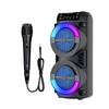 Led Işıklı Kablosuz Bluetooth Hoparlör Usb Tf Kart Destekli
