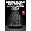 Makaralı Bluetooth Kulaklık Telefon Uyumlu Makaralı Tf Kart Girişli Güç Göstergeli