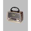 Nostalji Bluetooth Radyo Fm Am Sw Ahşap Eskitme Tasarım