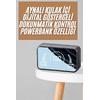 Powerbankli Bluetooth Kulaklık Yüksek Ses Aynalı Çift Dijital Gösterge Ekranı