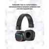 Renkli Işık Efektli Bluetooth 5.3 Müzik Kulaklığı