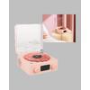 Retro Bluetooth Hoparlör Pembe