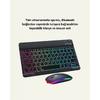 Rgb Aydınlatmalı Şarjlı Kablosuz Klavye Ve Mouse Seti – Modern Ve Kompakt Tasarım