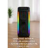 Rgb Işıklı Çift Hoparlörlü Taşınabilir Bluetooth Speaker Ve Mikrofon